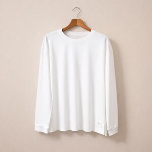 Free People Movement long sleeve oversized tee in white-Size XL. 100% Cotton